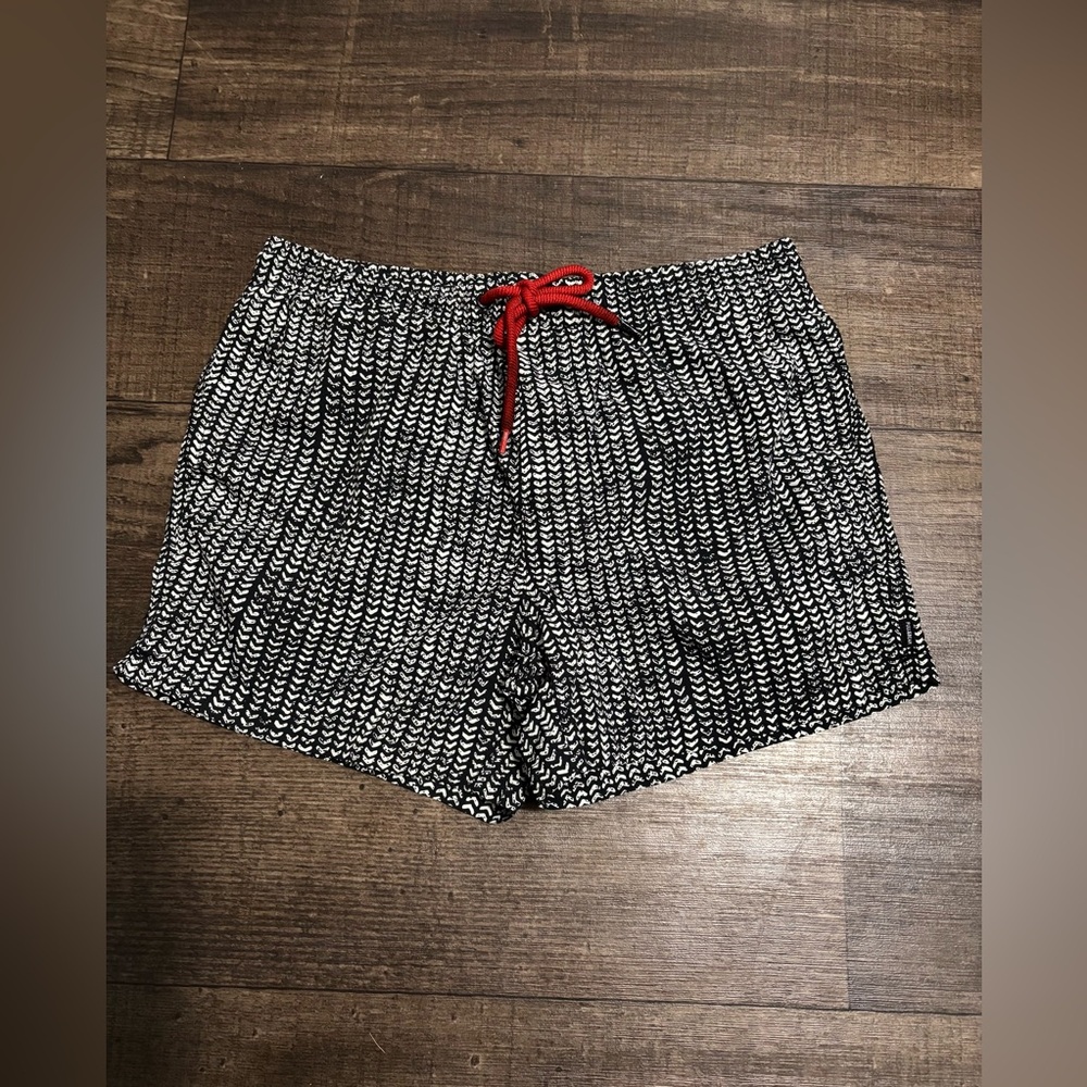 PULL & Bear Men’s Swim Trunks With Elastic Drawstring Waistband Size L